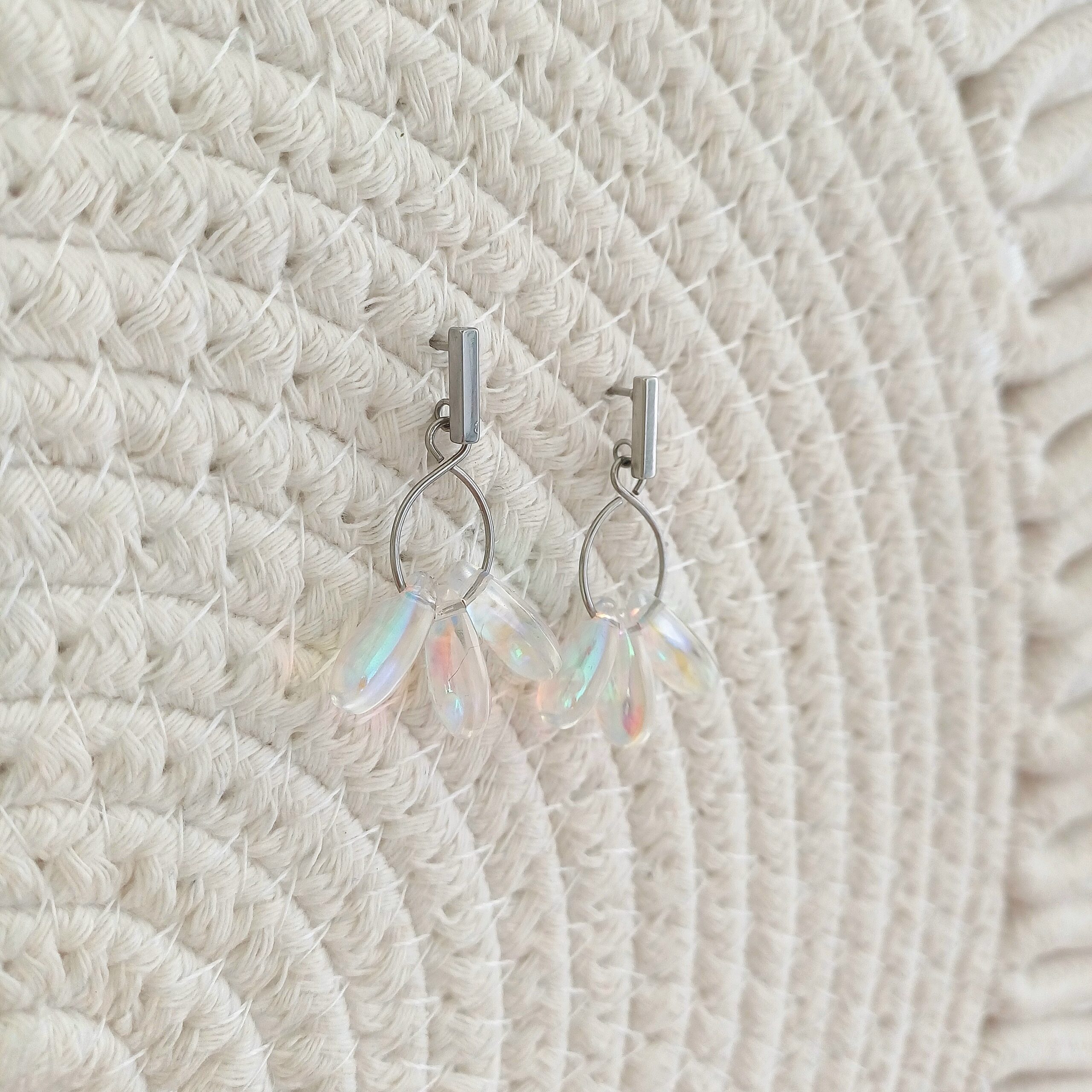 Cercei raze de soare - cu efecte la lumina - imagine 3