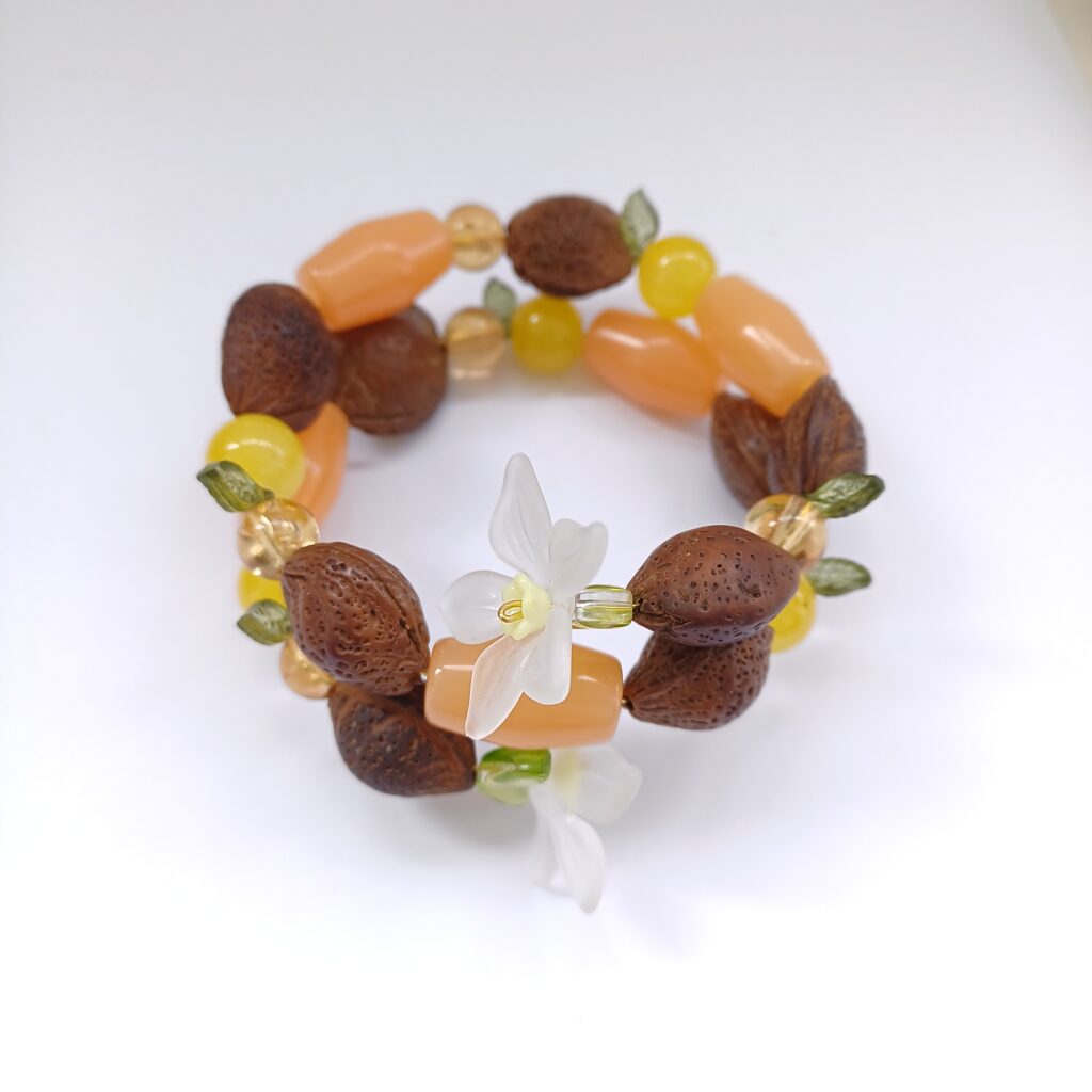 Brățară Reglabilă Handmade – Inspirație Botanică cu Fructe